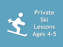 Private Ski Lessons - Ages 4-5