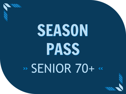 Individual Season Pass - 70+ (Ages 70+)