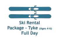 Ski Rental Package - Tyke (Ages 4-6)