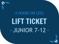 4 Hour Ticket - Junior (Ages 7-12)