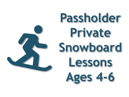 Private SB Lesson - Season Pass Holder Ages 4-6