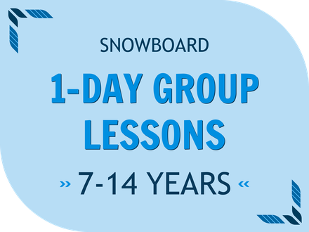 Group Snowboard Lessons - Ages 7-14