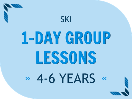 Group Ski Lessons - Ages 4-6