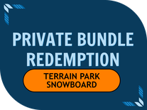 1 Person TERRAIN PARK Snowboard Lesson