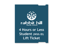 4 Hour Ticket -  Student (Ages 18+ with Valid ID)