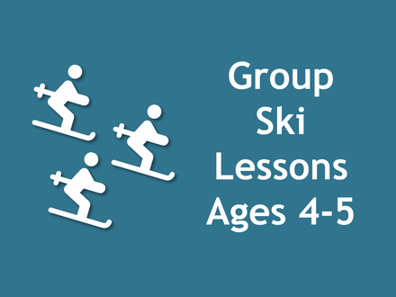 Group Ski Lessons - Ages 4-5