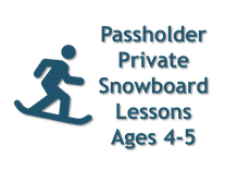 Private SB Lesson - Season Pass Holder Ages 4-5
