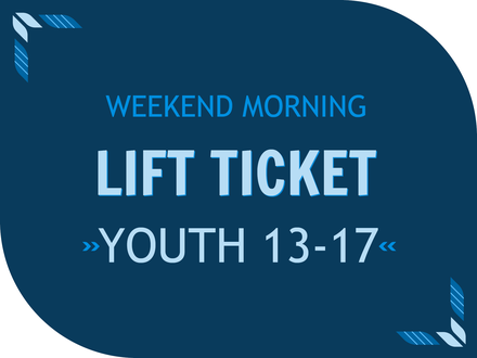 Weekend Morning Ticket - Youth