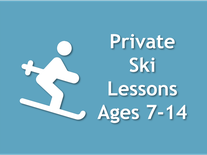 Private Ski Lessons - Ages 7-14