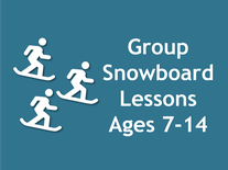 Group Snowboard Lessons - Ages 7-14