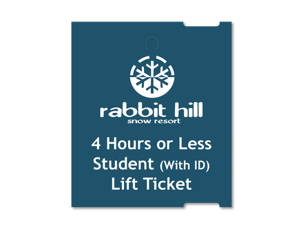 4 Hour Ticket -  Student (Ages 18+ with Valid ID)