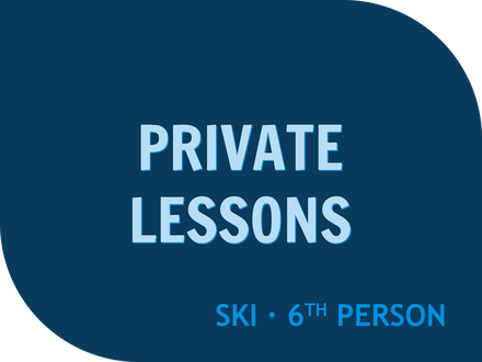 1 Hr Private Ski Lessons - Sixth Person