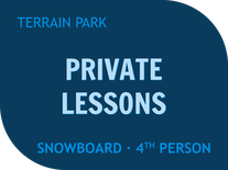 1 Hr Park Private Snowboard Lessons - Fourth Person