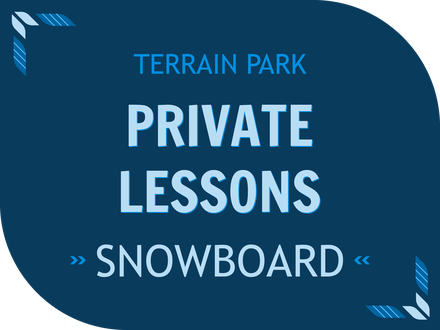 1 Hr Park Private Snowboard Lessons - First Person