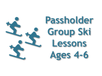 Group Ski Lessons - Season Pass Holders Ages 4-6
