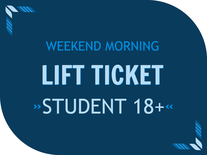 Weekend Morning Ticket - Student (Post Secondary)