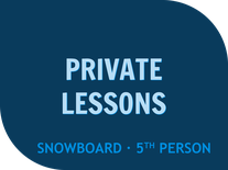 1 Hr Private Snowboard Lesson - Fifth Person