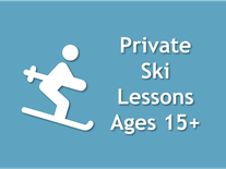 Private Ski Lessons - Ages 15+