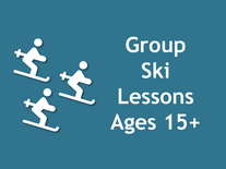 Group Ski Lessons - Ages 15+