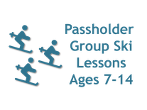 Group Ski Lessons - Season Pass Holders Ages 7-14