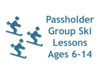 Group Ski Lessons - Season Pass Holders Ages 6-14