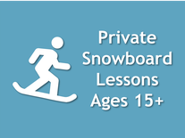 Private Snowboard Lesson - Ages 15+