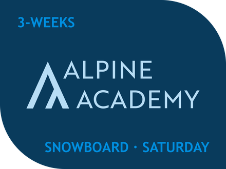 3 Week Alpine Snowboard Academy - Saturday