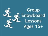 Group Snowboard Lessons - Ages 15+